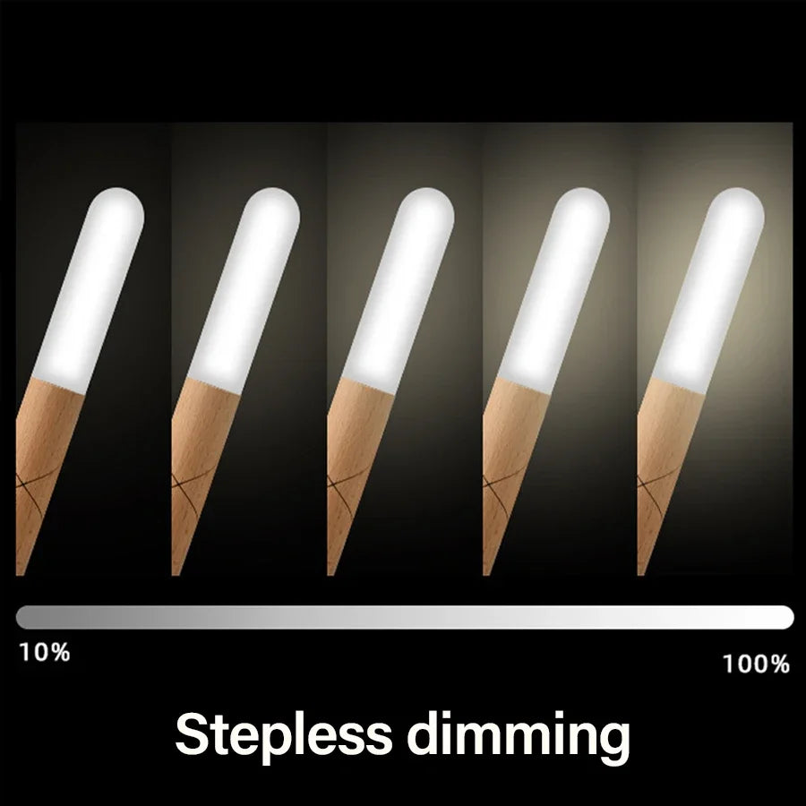 Magnetische LED Tischlampe | Tragbar & Wiederaufladbar | Touch-Steuerung & Dimmbar | 3 Farbtemperaturen