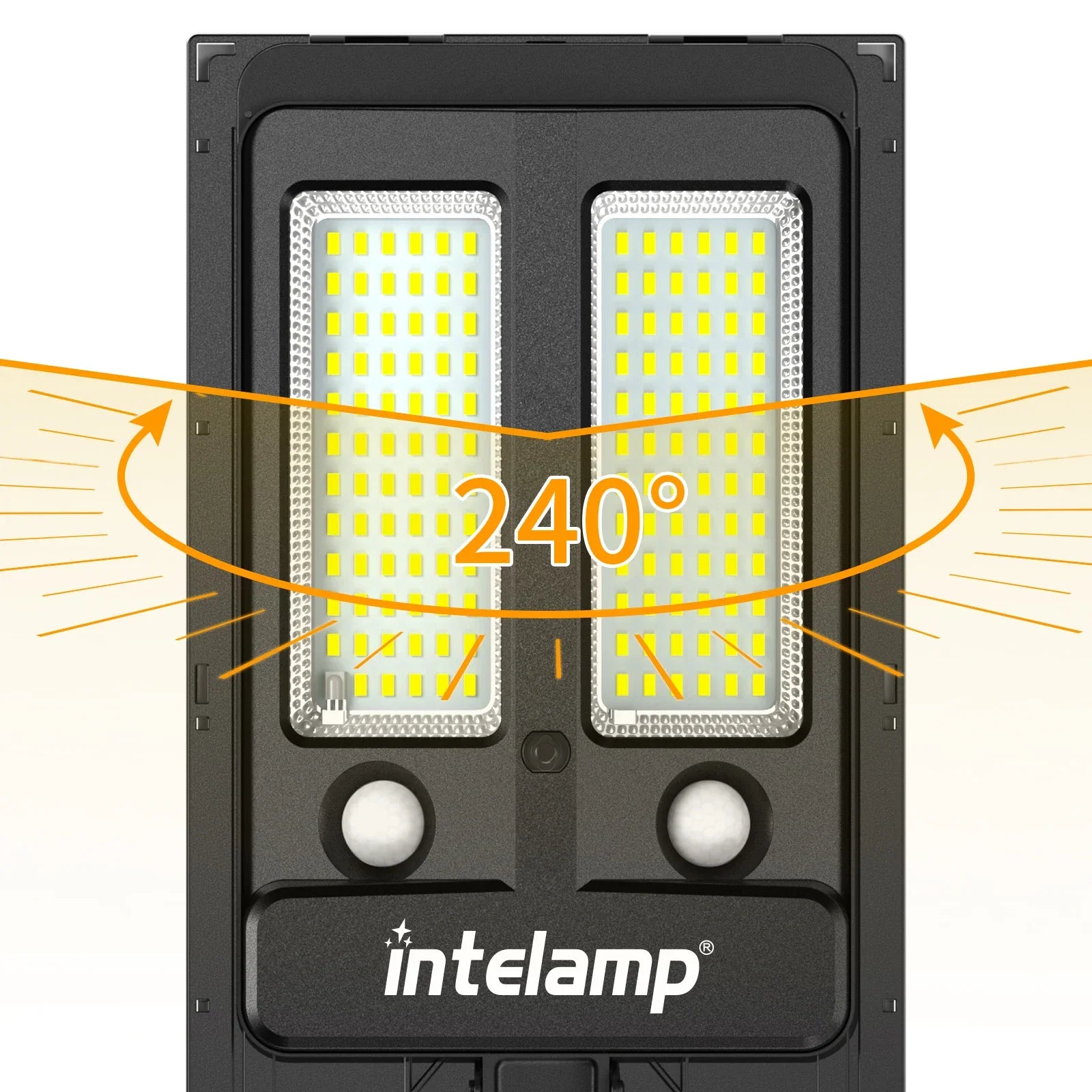 HelionGuard ProLight 12000 Solar-LED-Strahler mit Fernbedienung | Bewegungsmelder bis 30 m | 3000 lm | IP65 | Für Garten, Garage & Hofbeleuchtung
