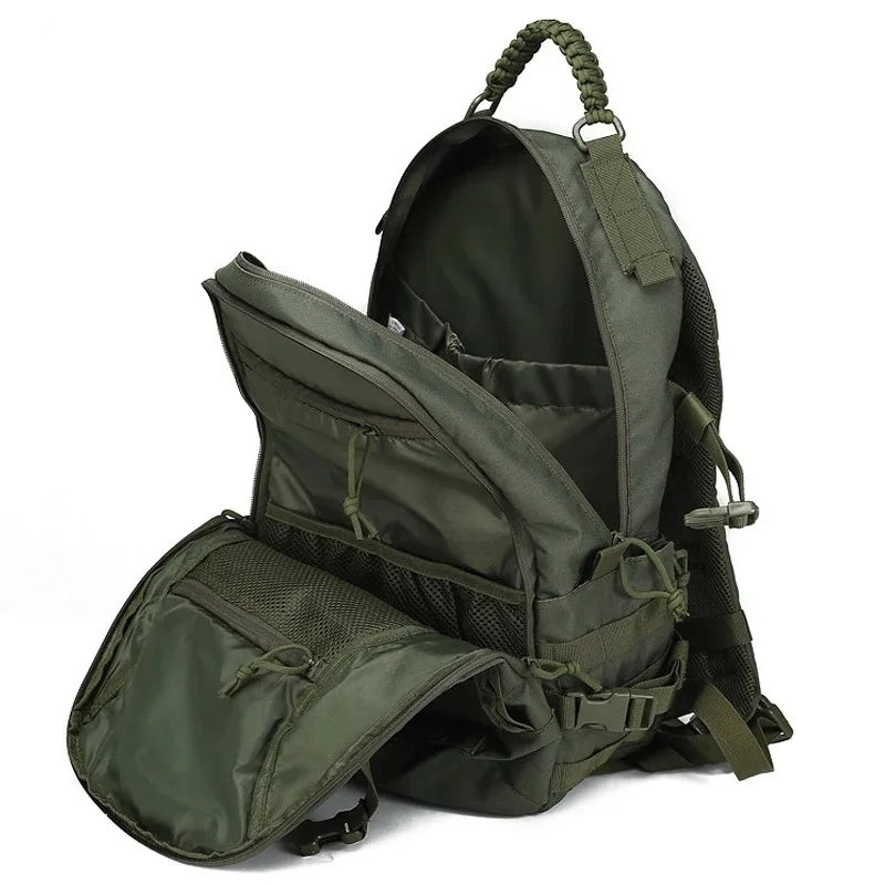TrekNexus 35 L Hiking-Rucksack Herren | Taktischer Trekking-Rucksack 48 × 33 × 22 cm | Outdoor-Camping, Angeln, Hunting & Sport mit MOLLE-System