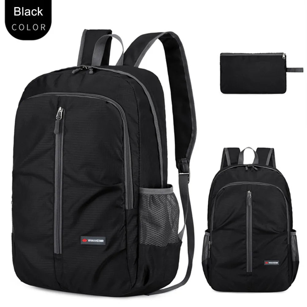 TrekLoom Faltbarer Outdoor Rucksack 30L | Ultraleicht & Wasserdicht | Für Camping, Reisen & Wandern | Unisex Design