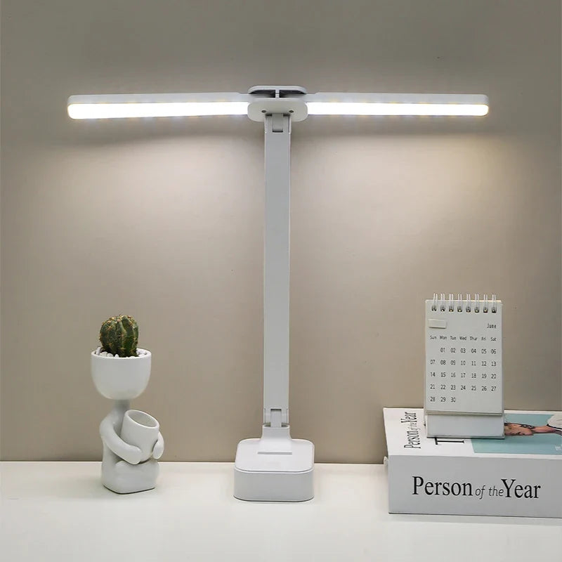 LumiGlow LED Tischlampe | Dimmbar & Wiederaufladbar | USB / Akku 2000 mAh | 6W