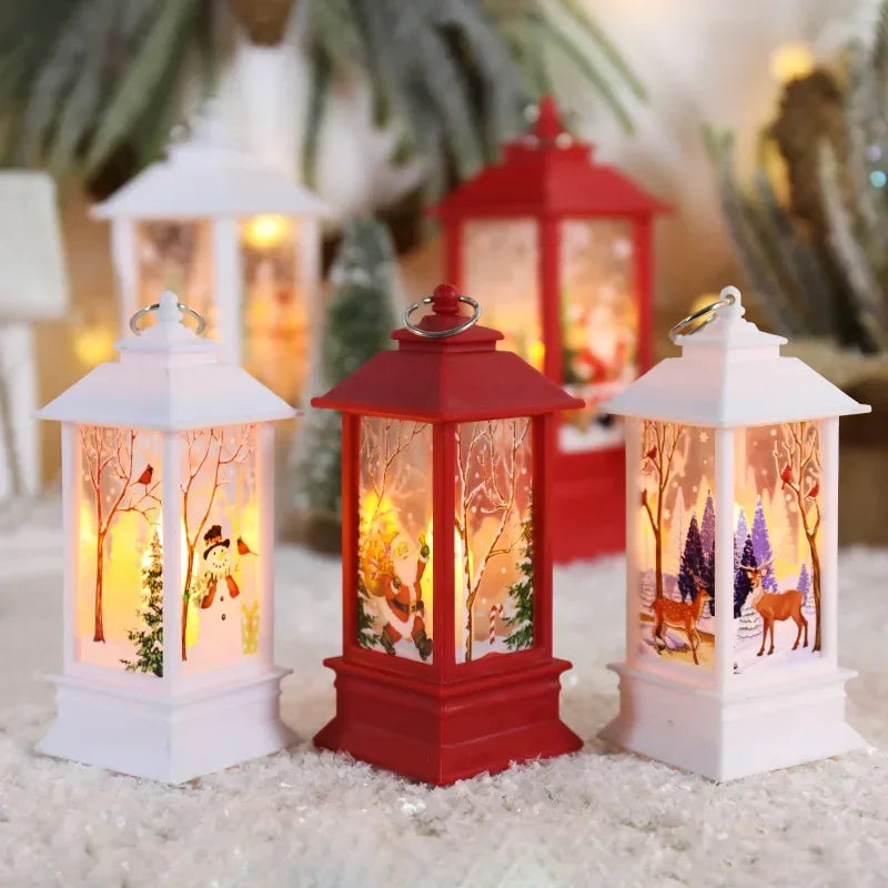 Weihnachtslaterne LED | Warmweiß | Dekorative Hängelampe | Weihnachtsdeko 2025
