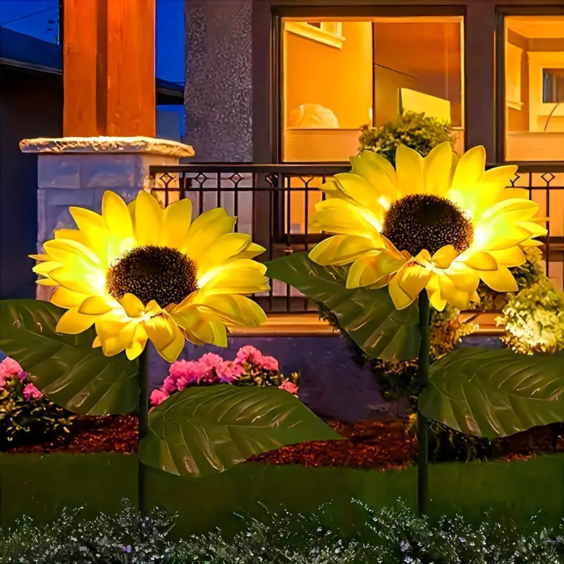 GardenGlow - Sonnenblumen-Solarleuchten für den Außenbereich