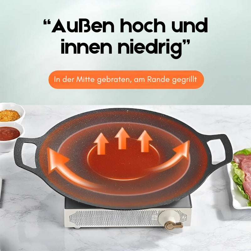 EasyCook - Langlebige koreanische Antihaft-Grillpfanne