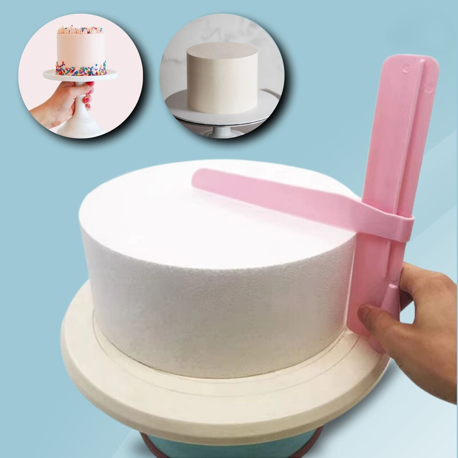 CakeCrafter - Verstellbarer Tortenschaber und Glätter