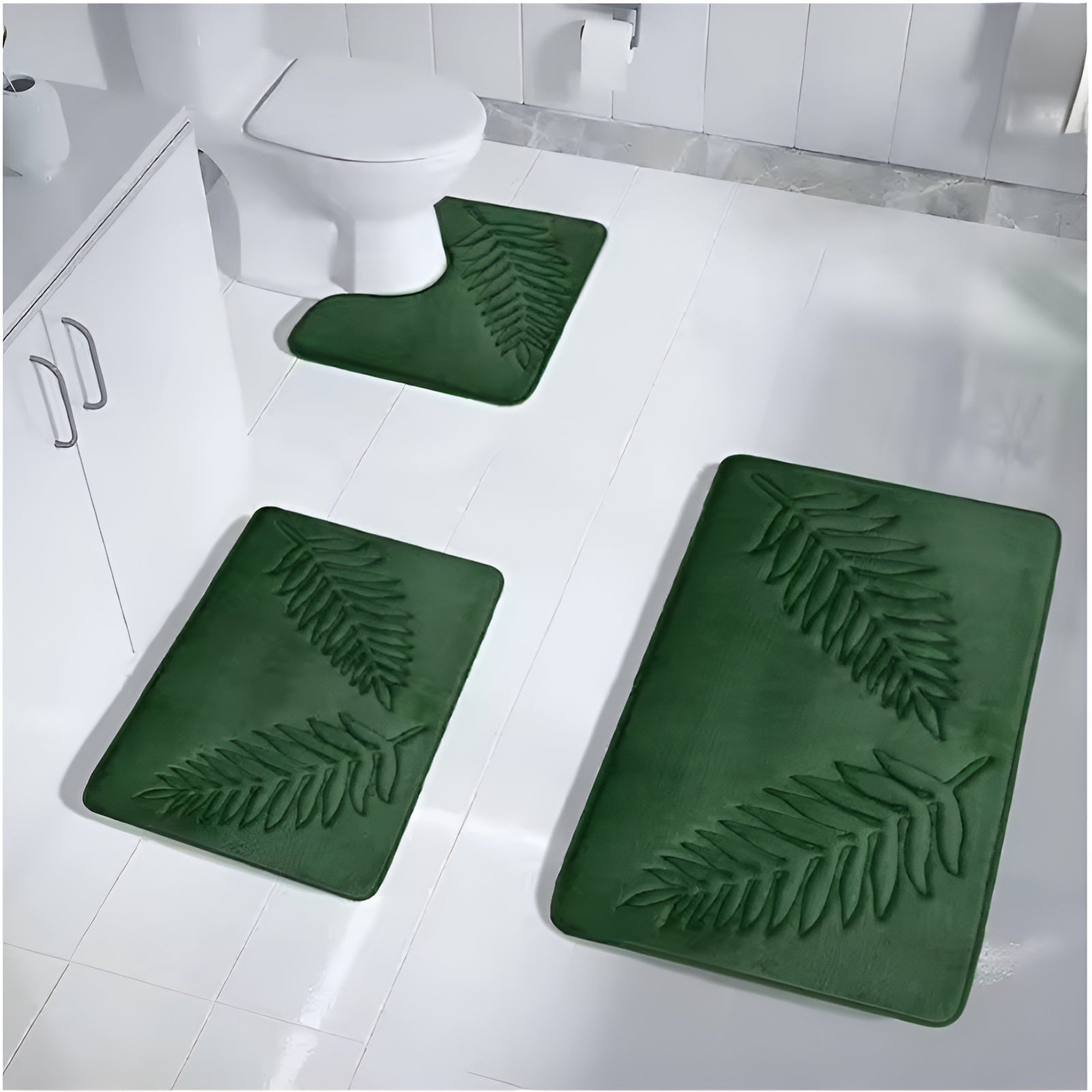 CloudStep Badematte | Ultraweich & Rutschfest | Schnell Trocknend | Grau 40×60 cm
