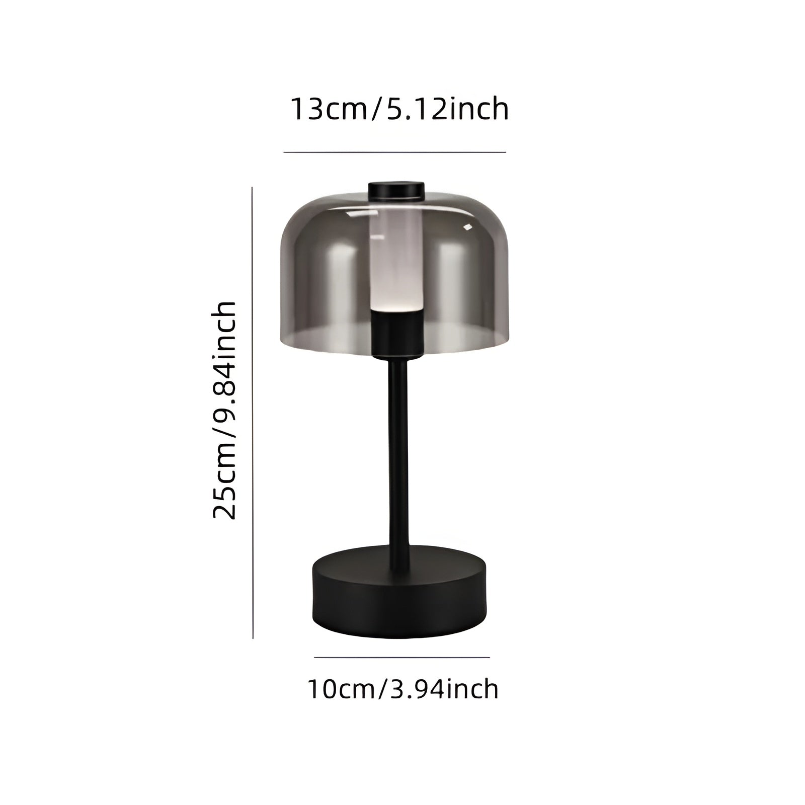 LumiRetro Tischlampe | Vintage-Design | USB-Wiederaufladbar & Dimmbar | Augenfreundliche LED