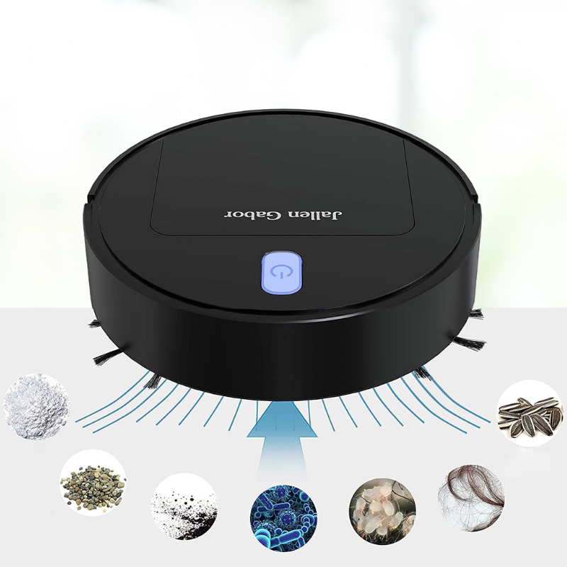 Cleanoro S6 Robotstaubsauger | Kompakt & Intelligent | Für Tierhaare, Hartböden & Teppich | 2h Laufzeit