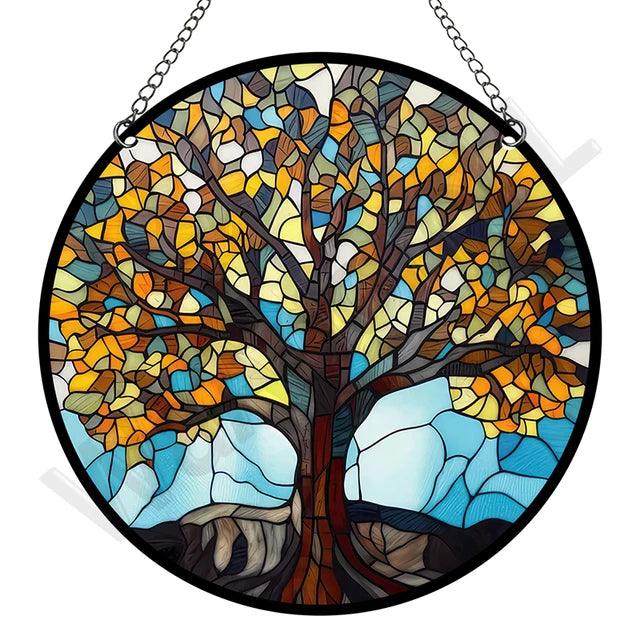 VitraLume Retro Sonnenfänger | Rund | Acryl Pastorale Stil | 15 x 15 cm
