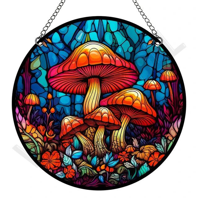 VitraLume Retro Sonnenfänger | Rund | Acryl Pastorale Stil | 15 x 15 cm