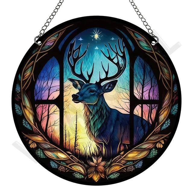VitraLume Retro Sonnenfänger | Rund | Acryl Pastorale Stil | 15 x 15 cm