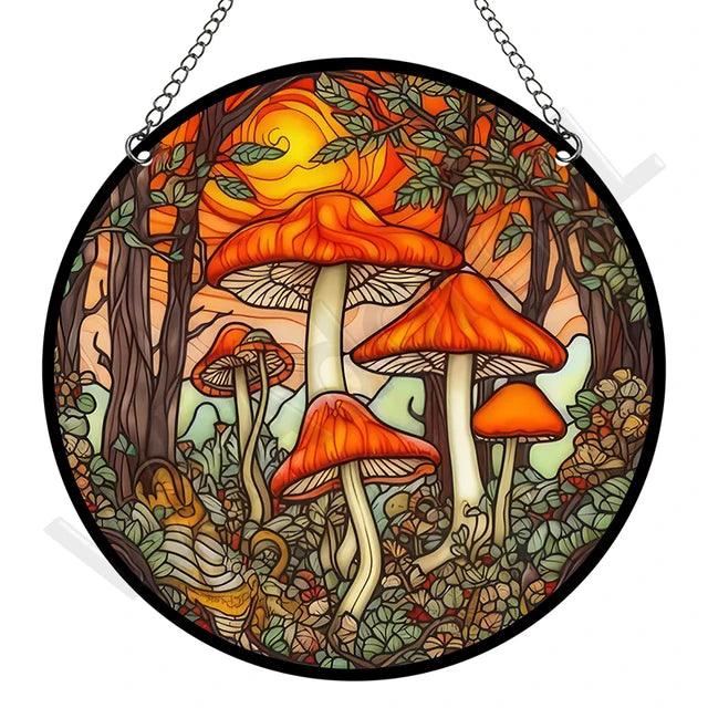 VitraLume Retro Sonnenfänger | Rund | Acryl Pastorale Stil | 15 x 15 cm