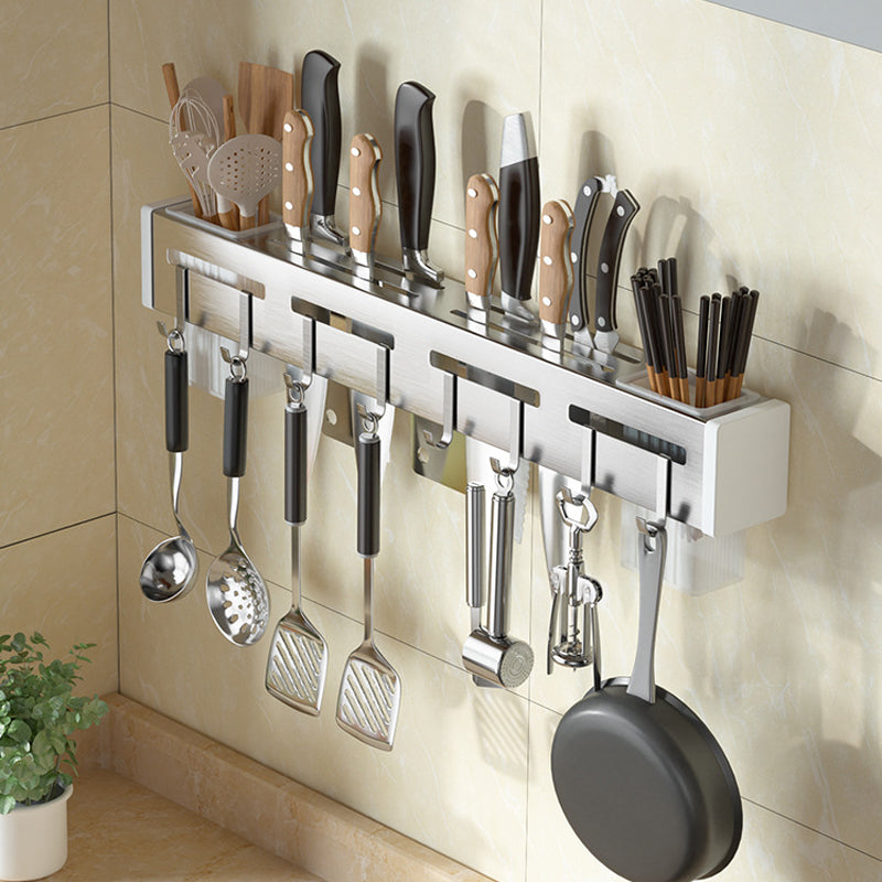 WallBlade - Wandmontierter stanzfreier Messerhalter aus Edelstahl