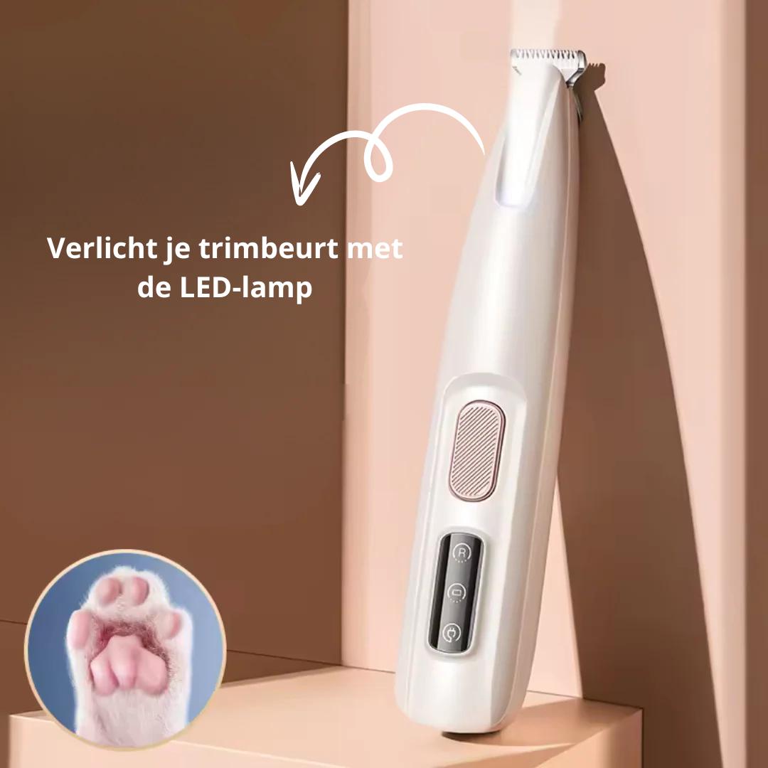 PawSpa - Geräuschloser & wasserdichter Trimmer für Katzen und Hunde