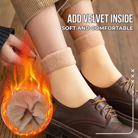 4+4 GRATIS | CloudWarm - Wintersocken aus weichem Samt mit Verdickung