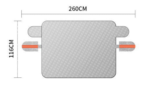 IceBlocker - Hochwertiger magnetischer Schneeschutz für Autos