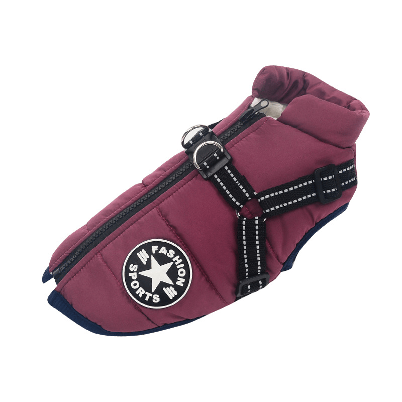 PupGuard - Winter-Hundejacke mit Geschirr