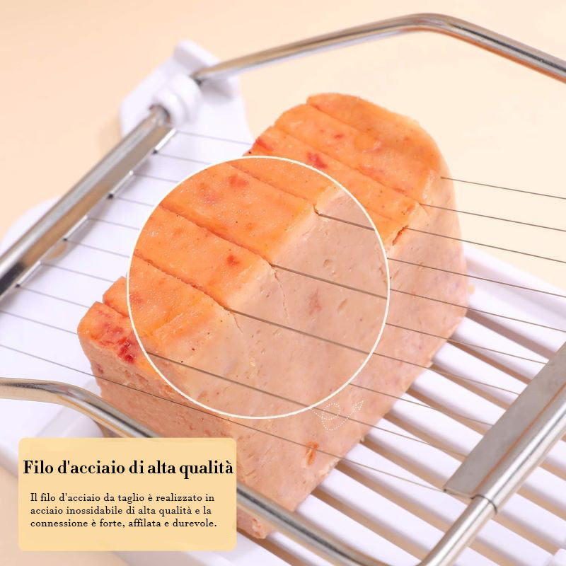 SliceMass – Edelstahl Küchen-Schneider für makelloses Schneiden!