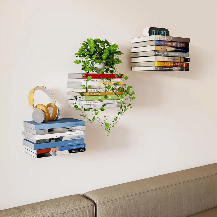 1+1 GRATIS | FloatyBooks - Unsichtbare schwebende Bücherregale
