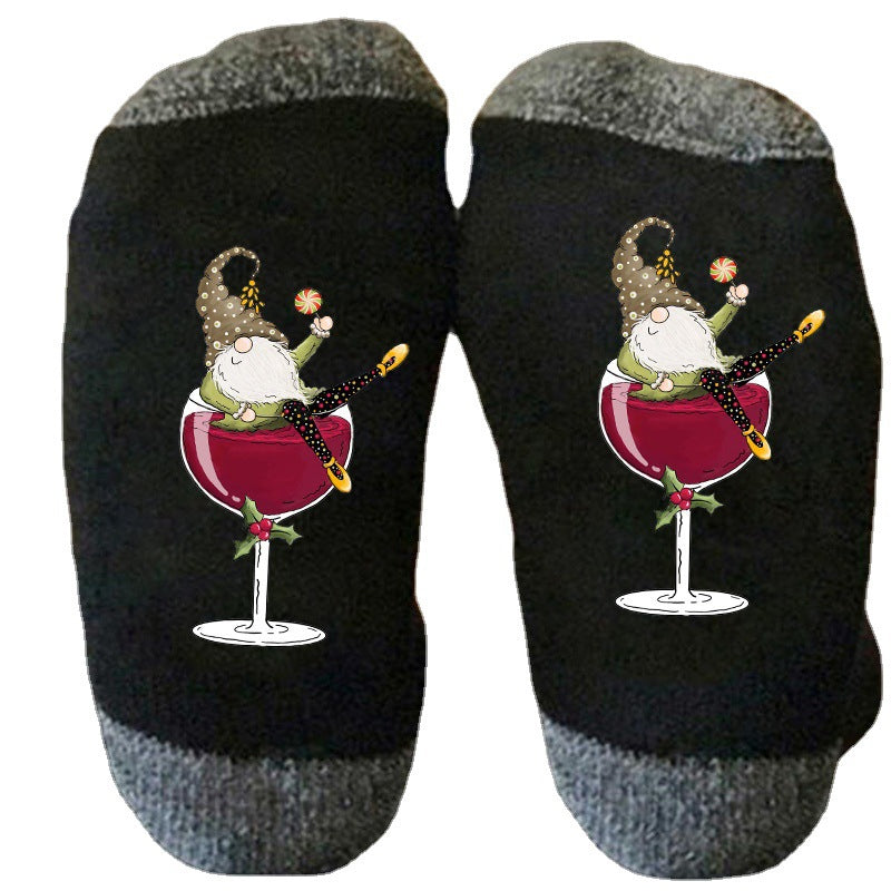 1+1 GRATIS | TipsyToes - Kreative Weinglas Socken