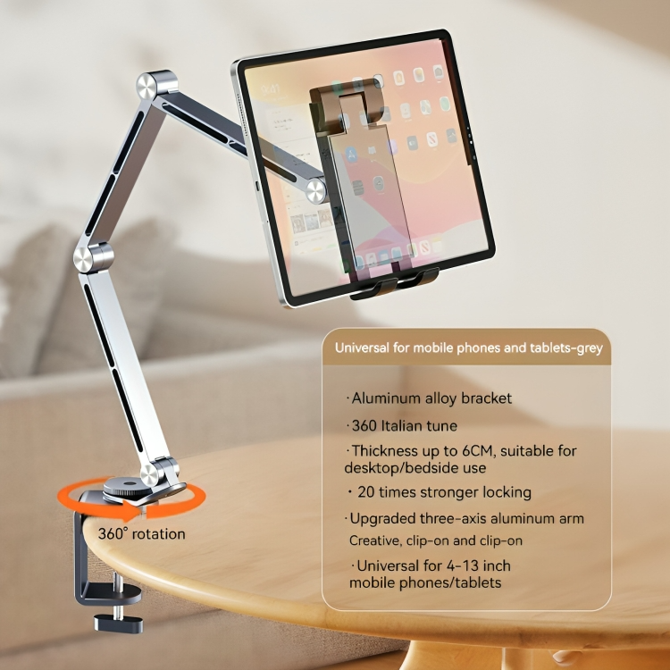 TechHold - Stabiler Tablet- und Handyhalter aus Aluminium