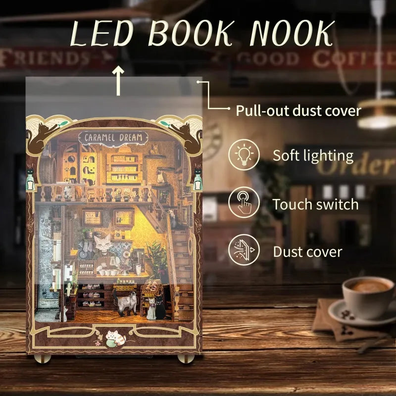Booknook - Caramel Dreams Cat Café