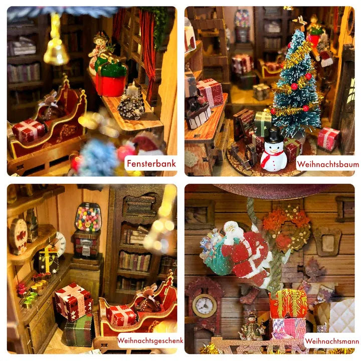 Book Nook - Christmas Jingle Cabin