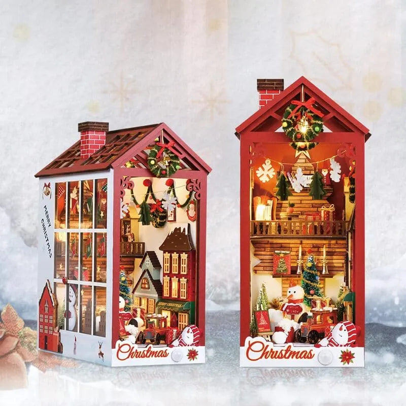 Book Nook - Christmas miniature world