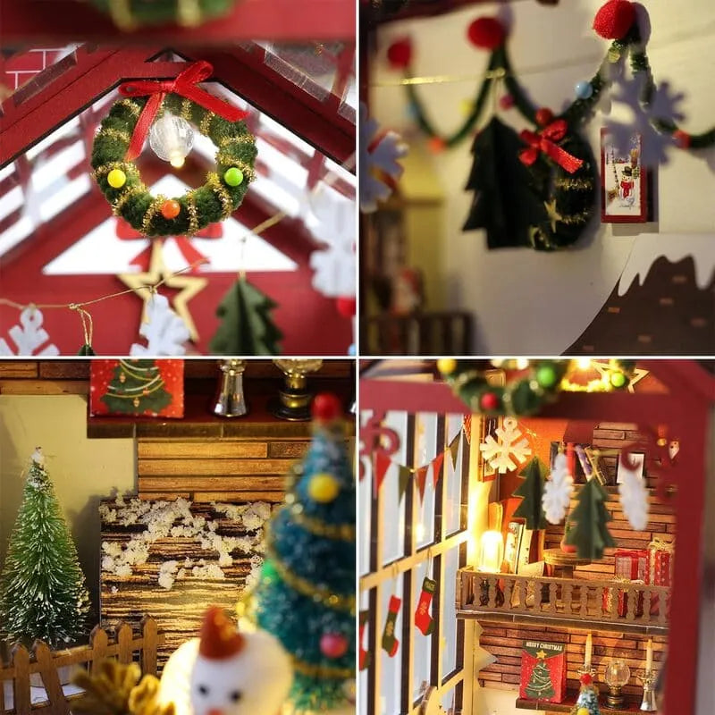 Book Nook - Christmas miniature world