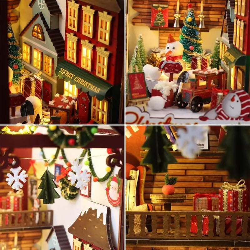 Book Nook - Christmas miniature world