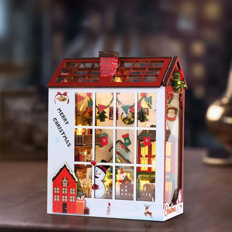 Book Nook - Christmas miniature world
