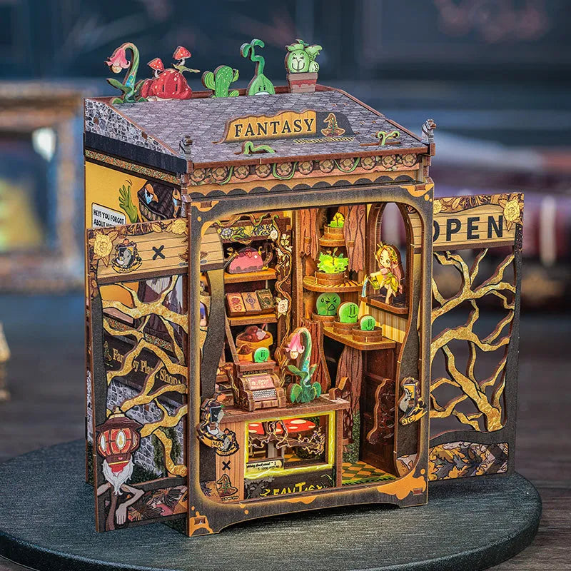 Book Nook - Fantacy Plant Shop