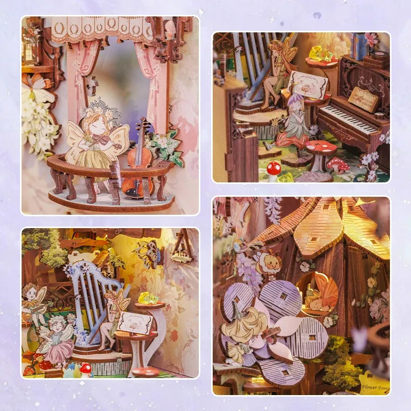 Book Nook - Flower Forest Concert