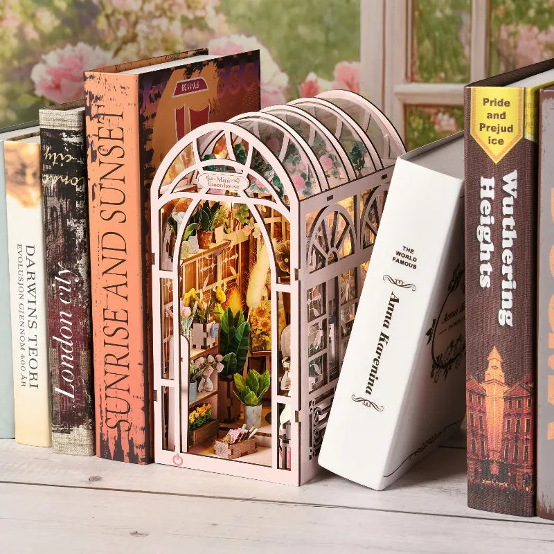 Book Nook - Mini Greenhouse Flower Room