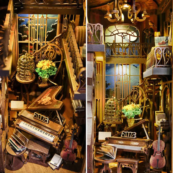 Booknook - Nightingale Harp Room