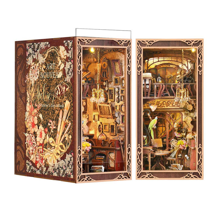 Book Nook - Painter's Day At Dusk