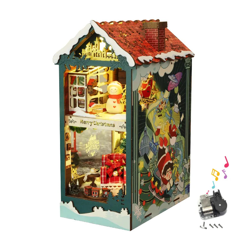 Booknook - Merry Christmas | Weihnachtliches Diorama