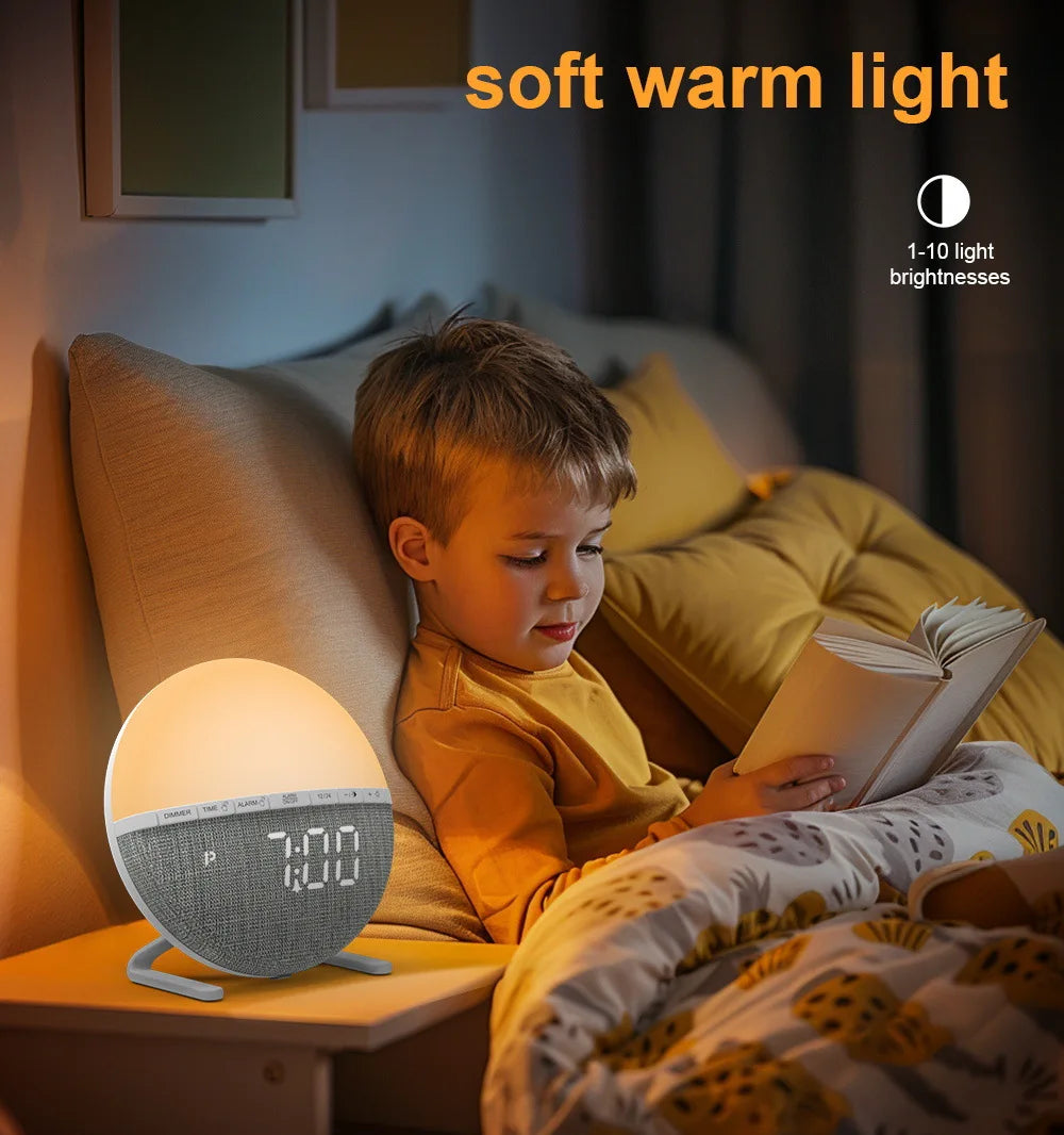 LumiRise – Der sanfte Sonnenaufgangs-Wecker für belebende Aufwachmomente