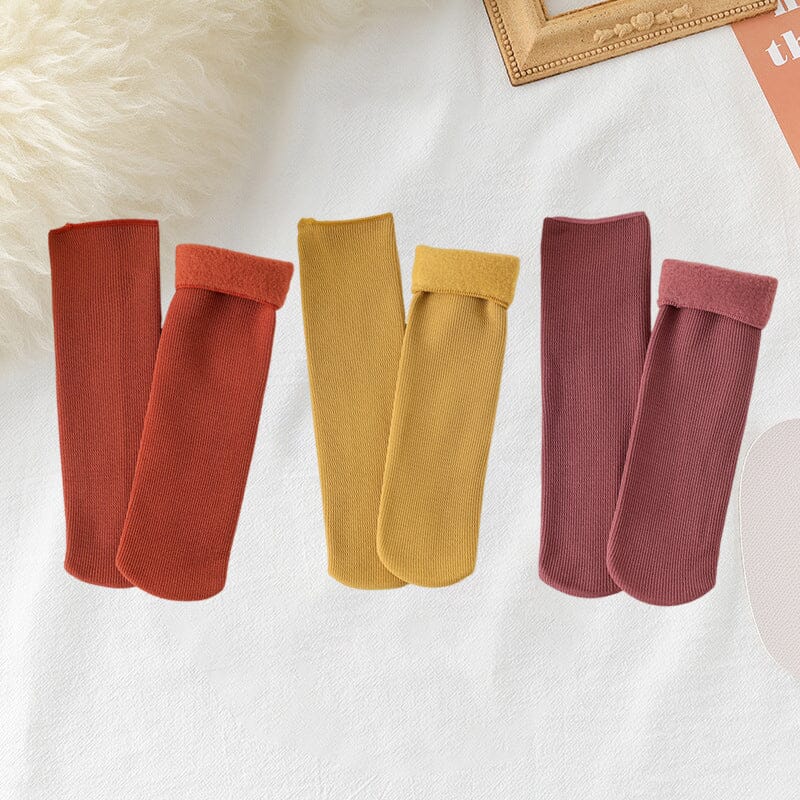 4+4 GRATIS | CloudWarm - Wintersocken aus weichem Samt mit Verdickung