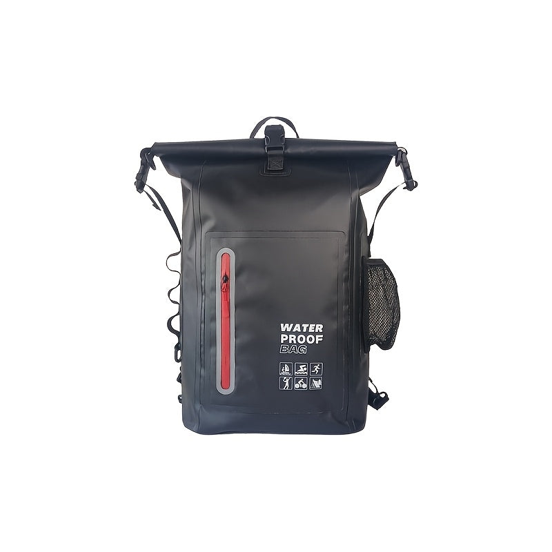 DryTrek Wasserdichter Outdoor-Rucksack 25L | Rolltop mit Clipverschluss | Robustes Design | Perfekt für Kajak, Wandern & Strand