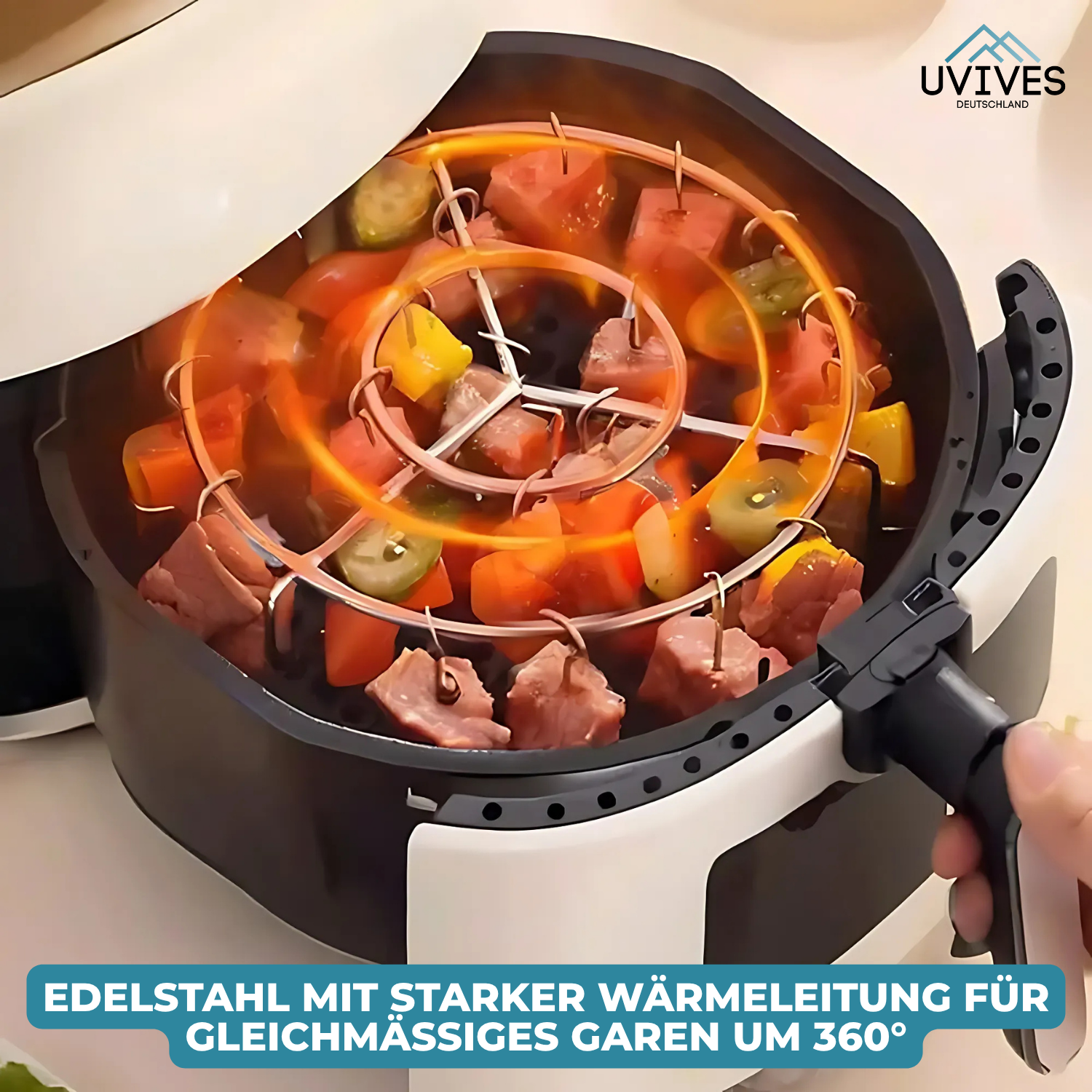 CrispGrill Set – Genießen Sie knuspriges Essen ohne Rauch oder Fett!
