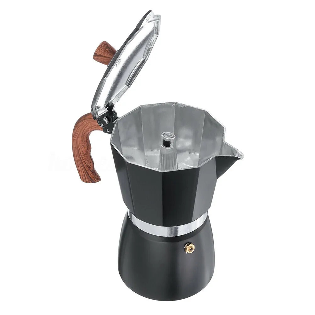 Caffesso Perkomio Espressokocher | Klassischer Percolator | Für Zuhause & Unterwegs | 150 ml / 300 ml