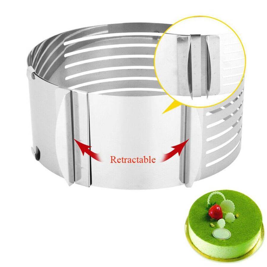 TierCutter - Verstellbarer Edelstahl-Kuchenausstecher