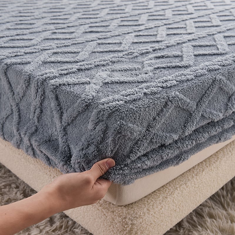 SleepVel - Neues Flanell-Samt-Bettlaken