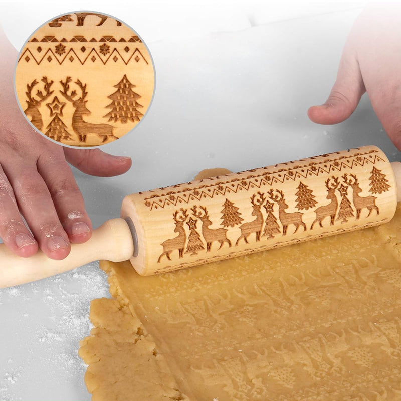 ChristmasRoller™ - Weihnachts-Nudelholz für Plätzchen [Letzter Tag Rabatt]
