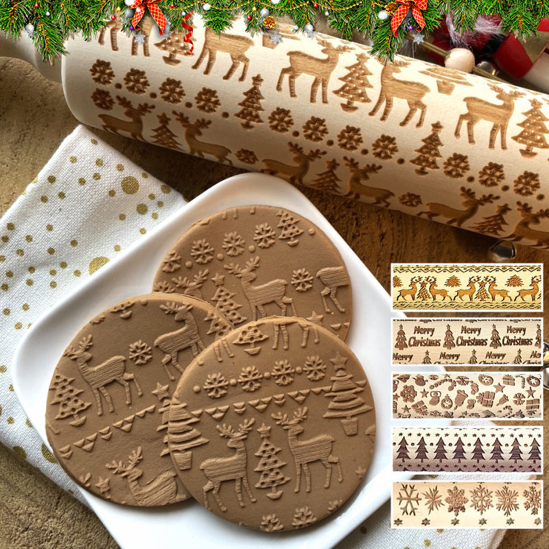 ChristmasRoller™ - Weihnachts-Nudelholz für Plätzchen [Letzter Tag Rabatt]