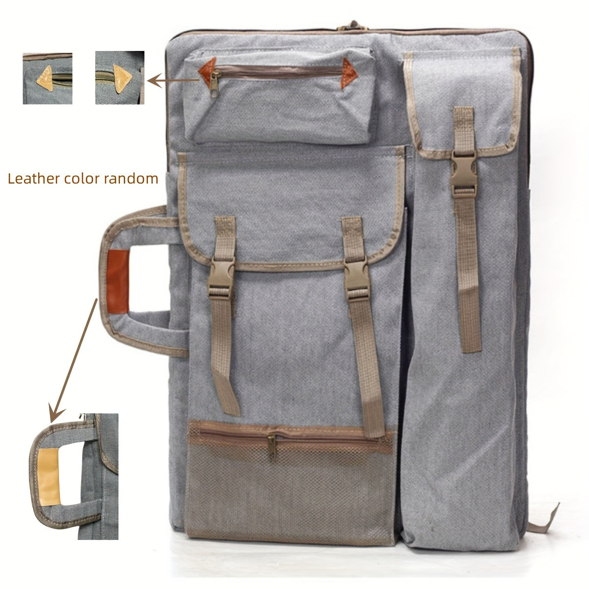 Artovo Künstler-Rucksack aus Canvas | 66×50 cm | Robust, Leicht & Geräumig | Für Zeichenplatte & Zubehör | Ideal für unterwegs