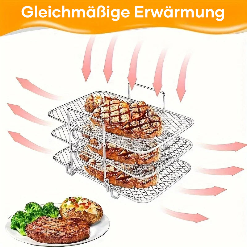 SteelStack - Mehrschichtiger Edelstahlgrill