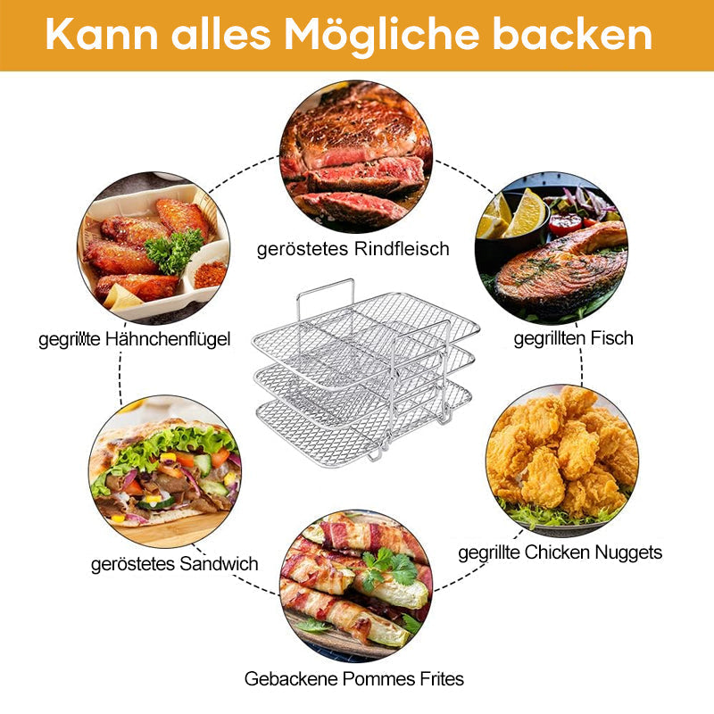 SteelStack - Mehrschichtiger Edelstahlgrill