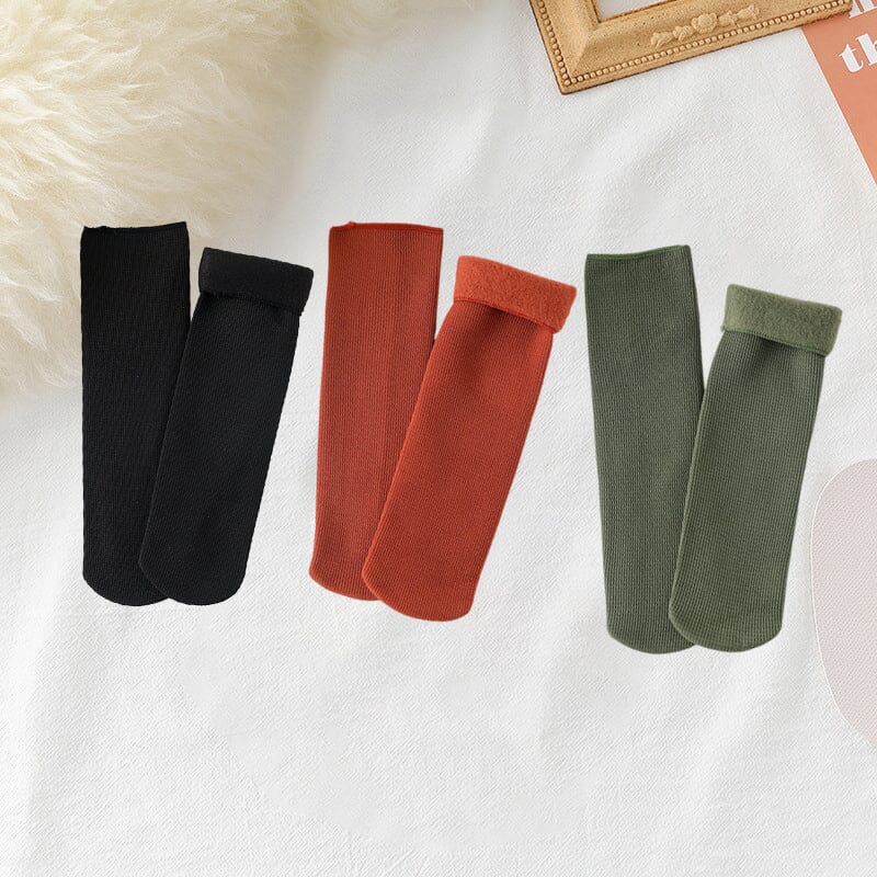 4+4 GRATIS | CloudWarm - Wintersocken aus weichem Samt mit Verdickung